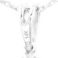 5.65 Carats Pink Lab Grown Diamond 14K Gold Pendant