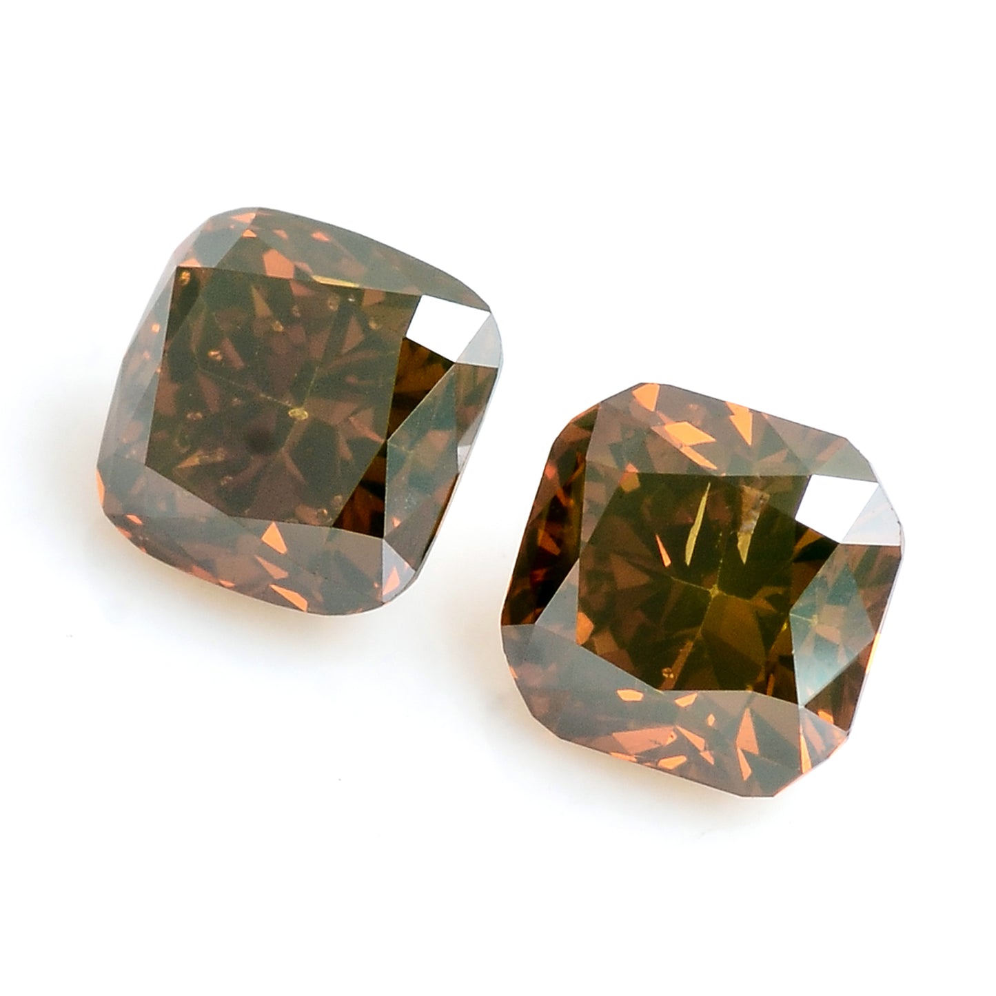 0.78 Carat Red Diamond Cushion Loose Gemstone