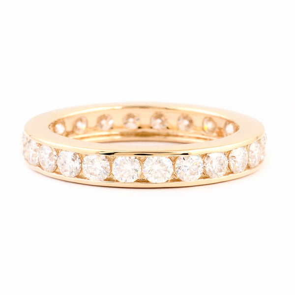 2.67 Carat Moissanite 14K Gold Ring