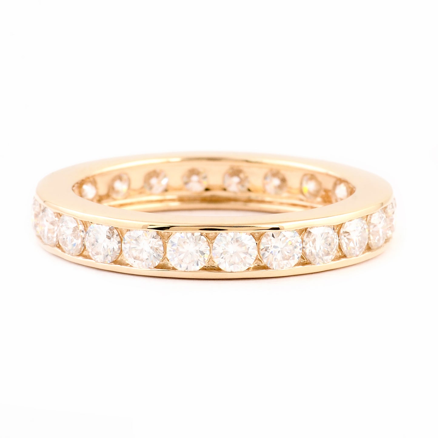 2.69 Carat Moissanite 14K Gold Ring