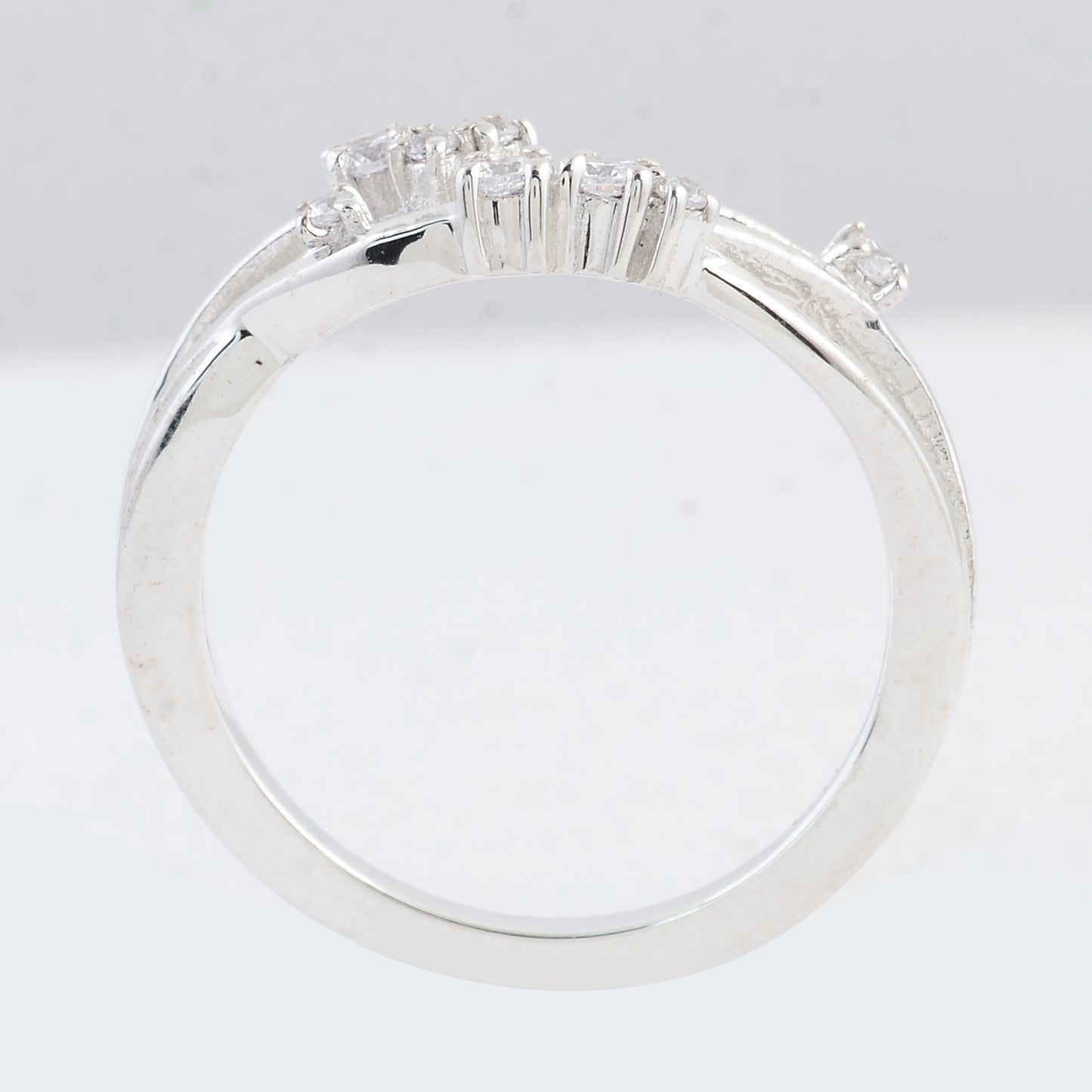 0.31 Ct Round Cubic Zirconia 925 Sterling Silver Ring