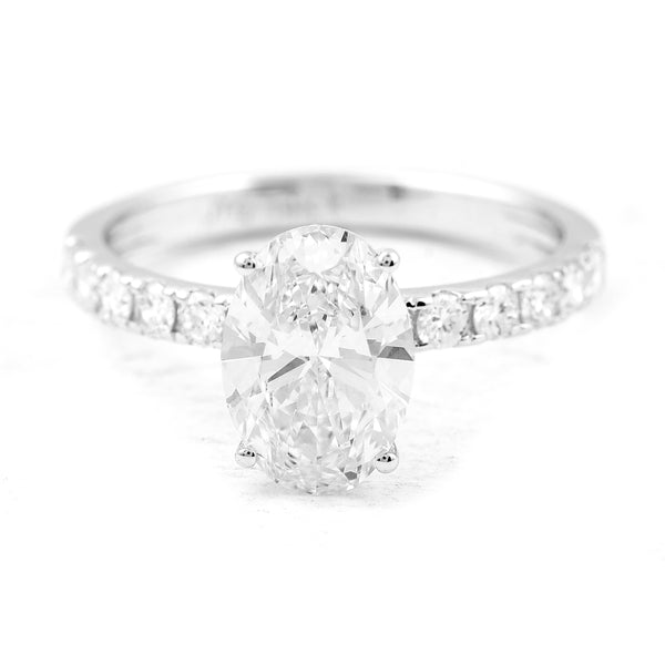 2.29 Carats Lab Grown Diamond 14K Gold Ring