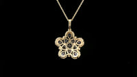 1.85 Ct Round Tanzanite 14K Gold Pendant
