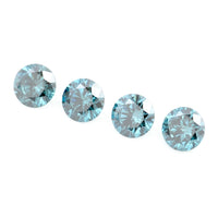 0.60 Blue Diamond Round Loose Gemstone