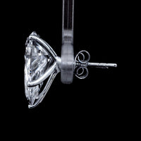 8.02 Carats Lab Grown Diamond 14K Gold Earrings