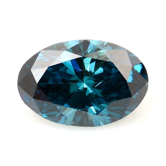 0.28 Blue Diamond Oval Loose Diamond