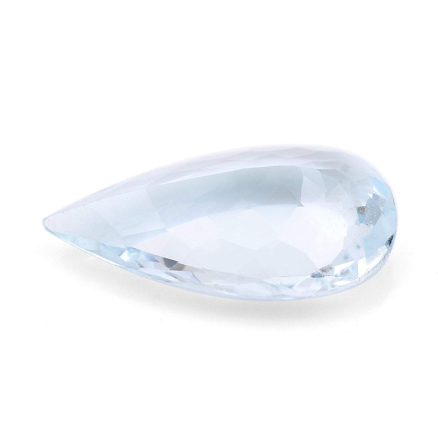 3.1 Natural Beryl Aquamarine Pear Mixed Cut Gemstone