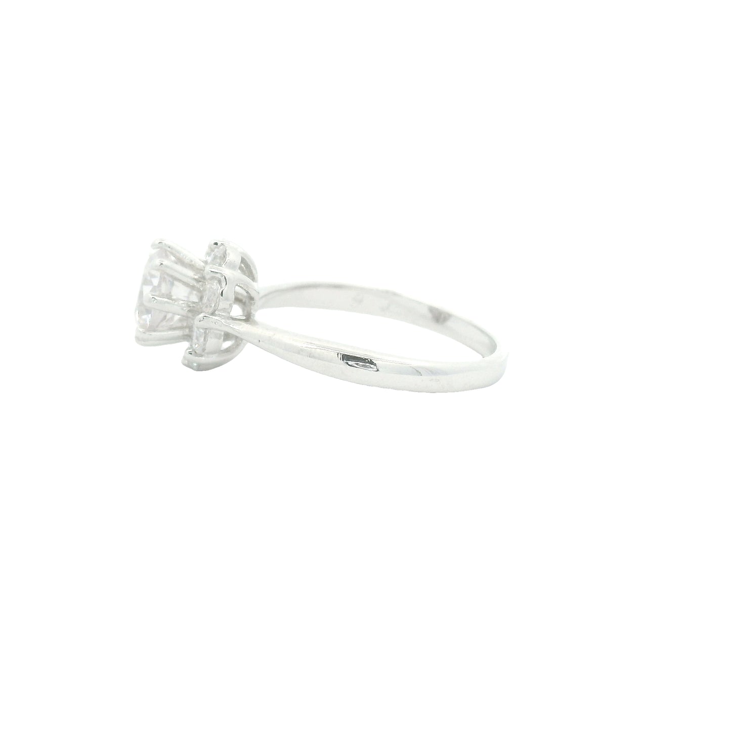 3.35 Ct Cubic Zirconia 925 Sterling Silver Ring