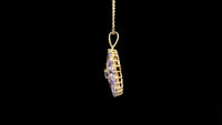 2.48 Ct Round Tanzanite 14K Gold Pendant