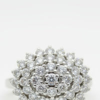 0.08 Ct Round Cubic Zirconia 925 Sterling Silver Ring