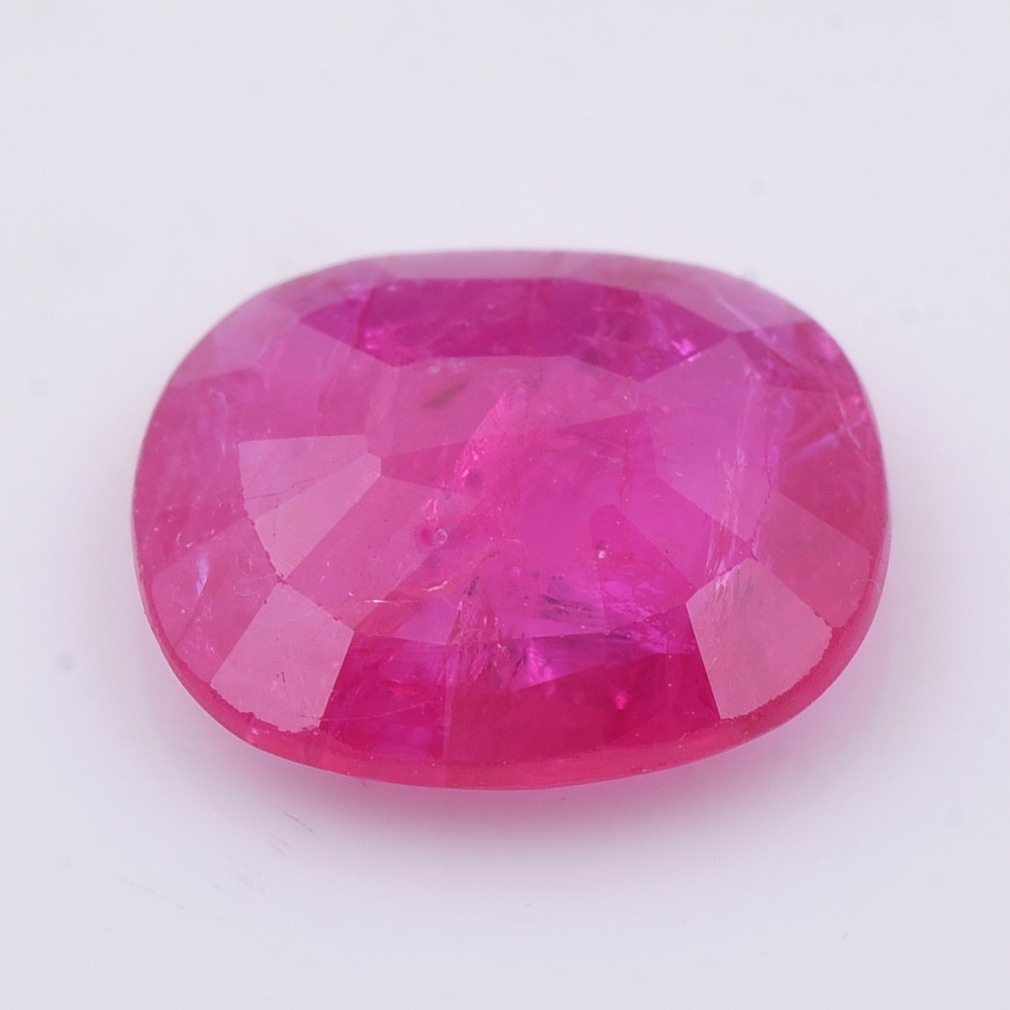 2.17 Natural Corundum Ruby Rectangular Cushion Mixed Cut Gemstone