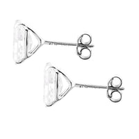 3.69 Carats Lab Grown Diamond 14K Gold Earrings