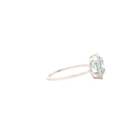 1.82 Carats Blue Lab Grown Diamond 14K Gold Ring