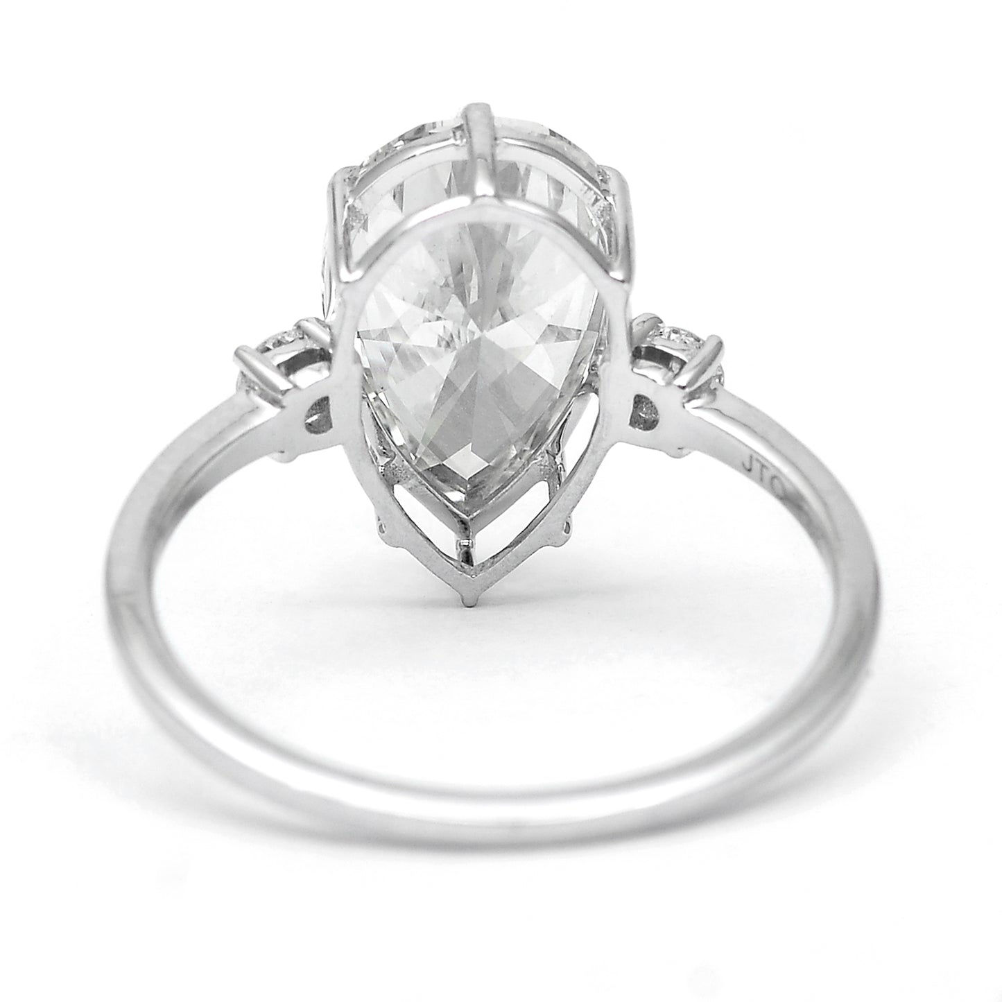 3.13 Carats Lab Grown Diamond 14K Gold Ring