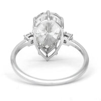 3.13 Carats Lab Grown Diamond 14K Gold Ring