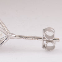 4.09 Carats Lab Grown Diamond 14K Gold Earrings