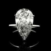 4.61 Carats Lab Grown Diamond 14K Gold Ring