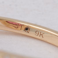 3.93 Ct Cushion Tourmaline 9K Gold Ring
