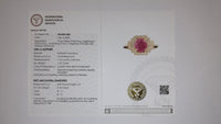 1.50 Ct Oval Mixed Cut Natural Corundum Ruby 14K Gold Ring