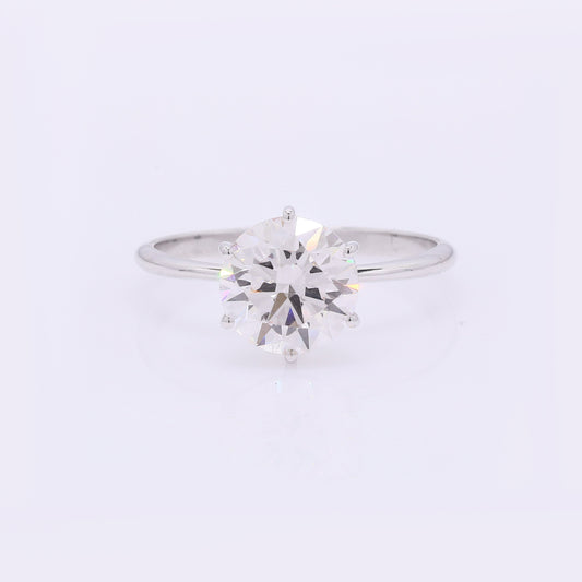 2.09 Carats Lab Grown Diamond 14K Gold Ring