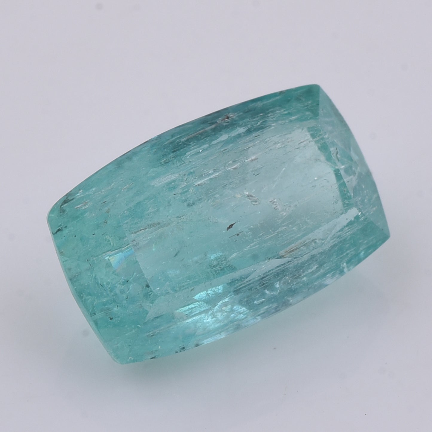 3.16 Natural Beryl Emerald Rectangular Cushion Mixed Cut Gemstone