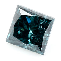 0.24 Blue Diamond Sqaure Loose Gemstone