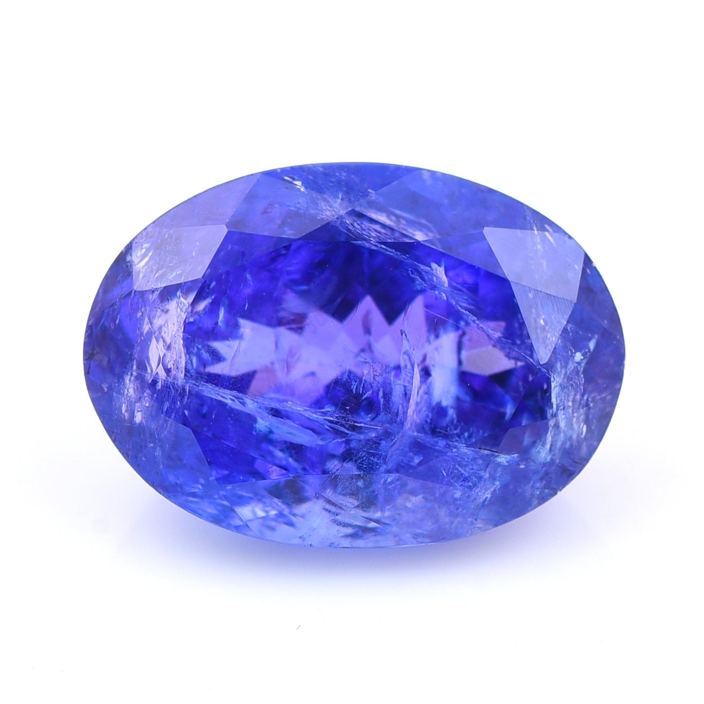 7.18 Natural Zoisite Tanzanite Oval Mixed Cut Gemstone