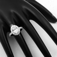 2.97 Carats Lab Grown Diamond 14K Gold Ring