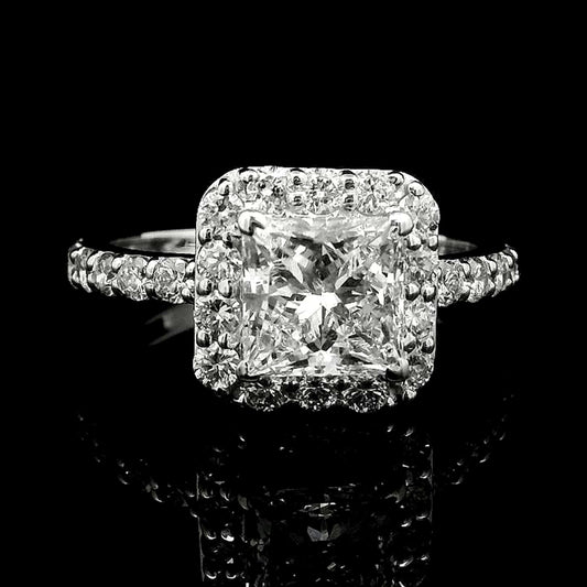 2.73 Carats Lab Grown Diamond 14K Gold Ring