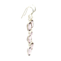 10.35 Ct Amethyst 925 Sterling Silver Earrings