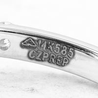 2.50 Carats Lab Grown Diamond 14K Gold Ring