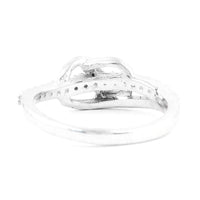 1.18 Ct Cubic Zirconia 925 Sterling Silver Ring