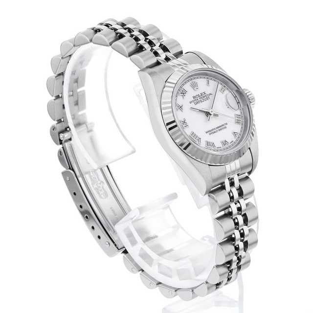 Rolex Datejust 79174 White Roman P Series Pre-owned Women's