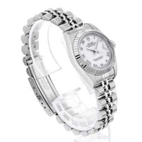 Rolex Datejust 79174 White Roman P Series Pre-owned Women's