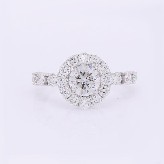 2.29 Carats Lab Grown Diamond 14K Gold Ring
