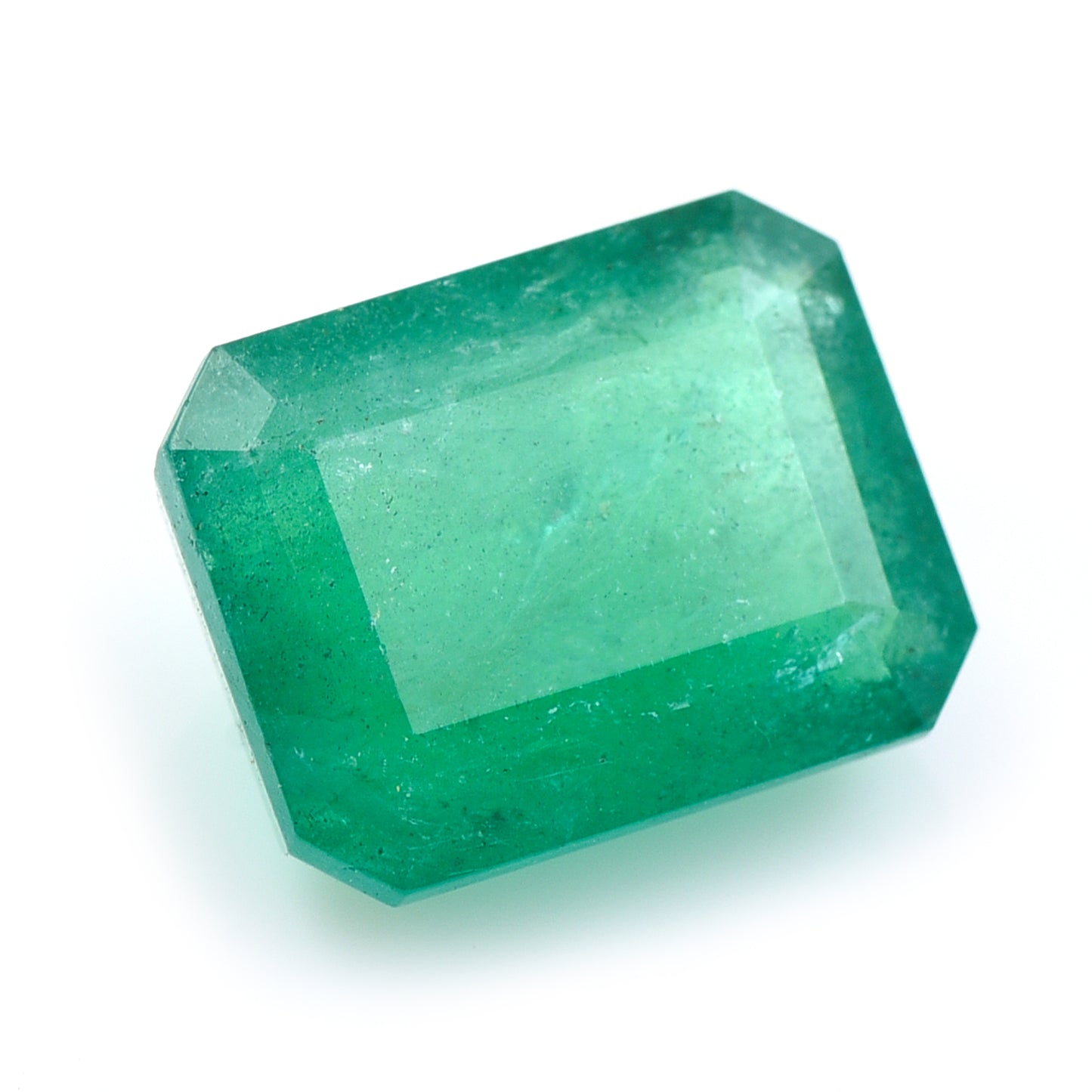 3.42 Natural Beryl Emerald Emerald Cut Gemstone