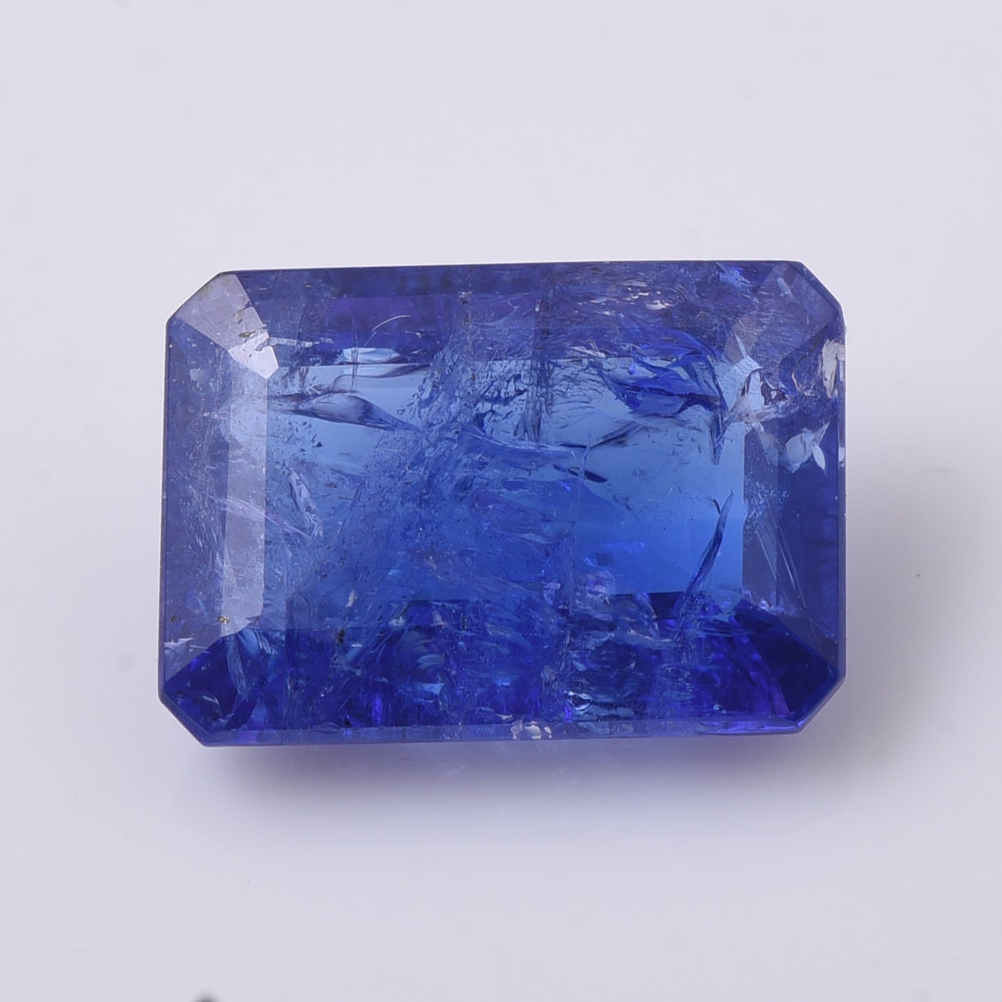 6.09 Natural Zoisite Tanzanite Emerald Cut Gemstone