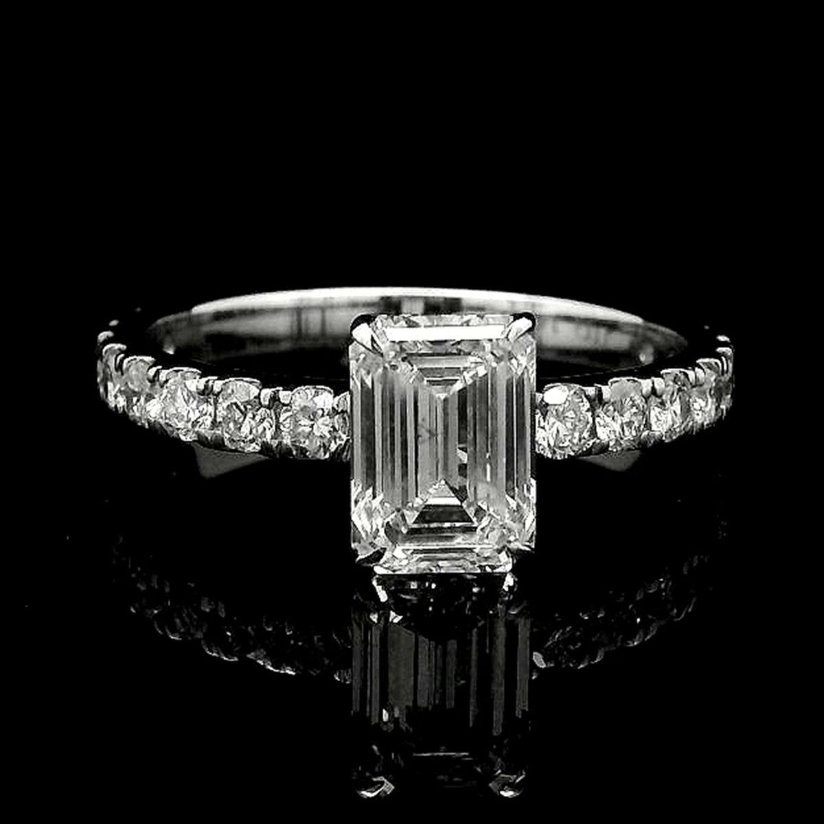 2.50 Carats Lab Grown Diamond 14K Gold Ring