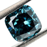 0.27 Carat Blue Diamond Cushion Loose Gemstone