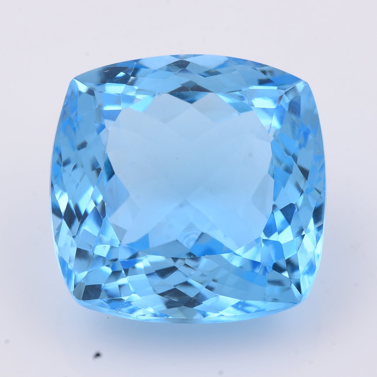 43.9 Natural Topaz Blue Topaz Cushion Mixed Cut Gemstone
