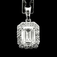 2.84 Carats Lab Grown Diamond 14K Gold Pendant