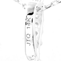 1.41 Carats Lab Grown Diamond 14K Gold Pendant