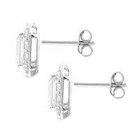 2.84 Carats Lab Grown Diamond 14K Gold Earrings