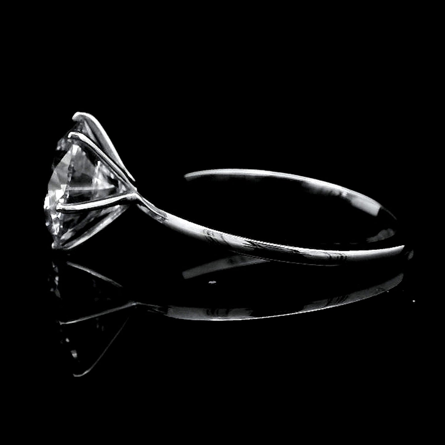 3.00 Carats Lab Grown Diamond 14K Gold Ring