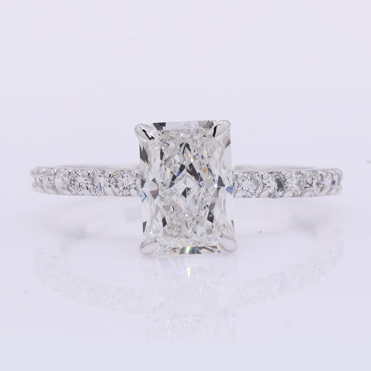2.29 Carats Lab Grown Diamond 14K Gold Ring