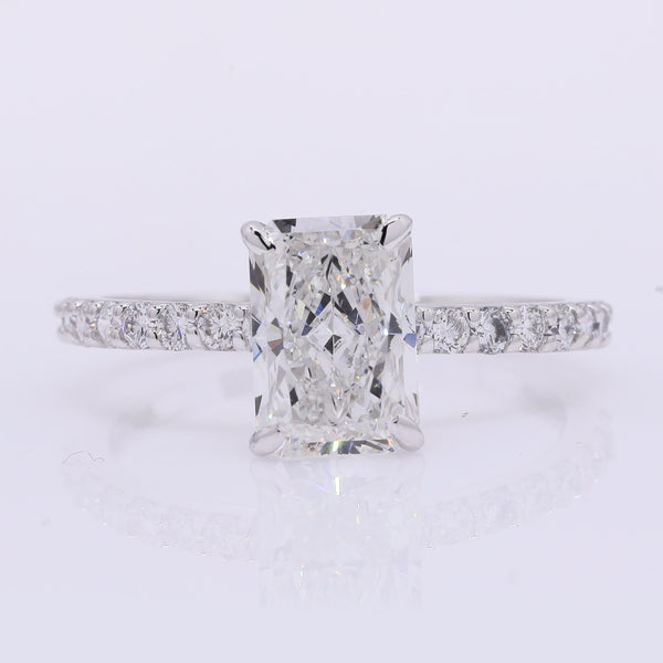 2.29 Carats Lab Grown Diamond 14K Gold Ring