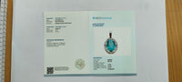 2.31 Ct Oval Mixed Cut Natural Emerald 14K Gold Pendant