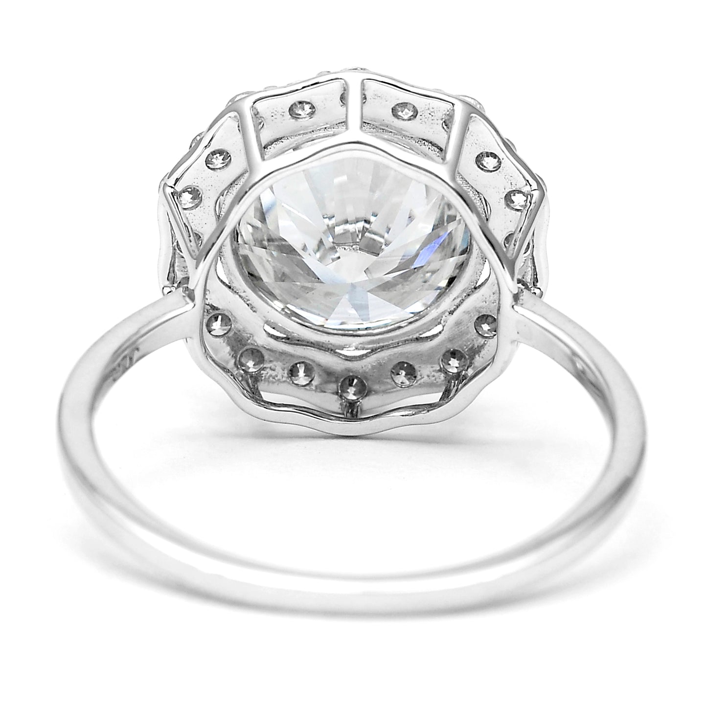 3.46 Carats Lab Grown Diamond 14K Gold Ring