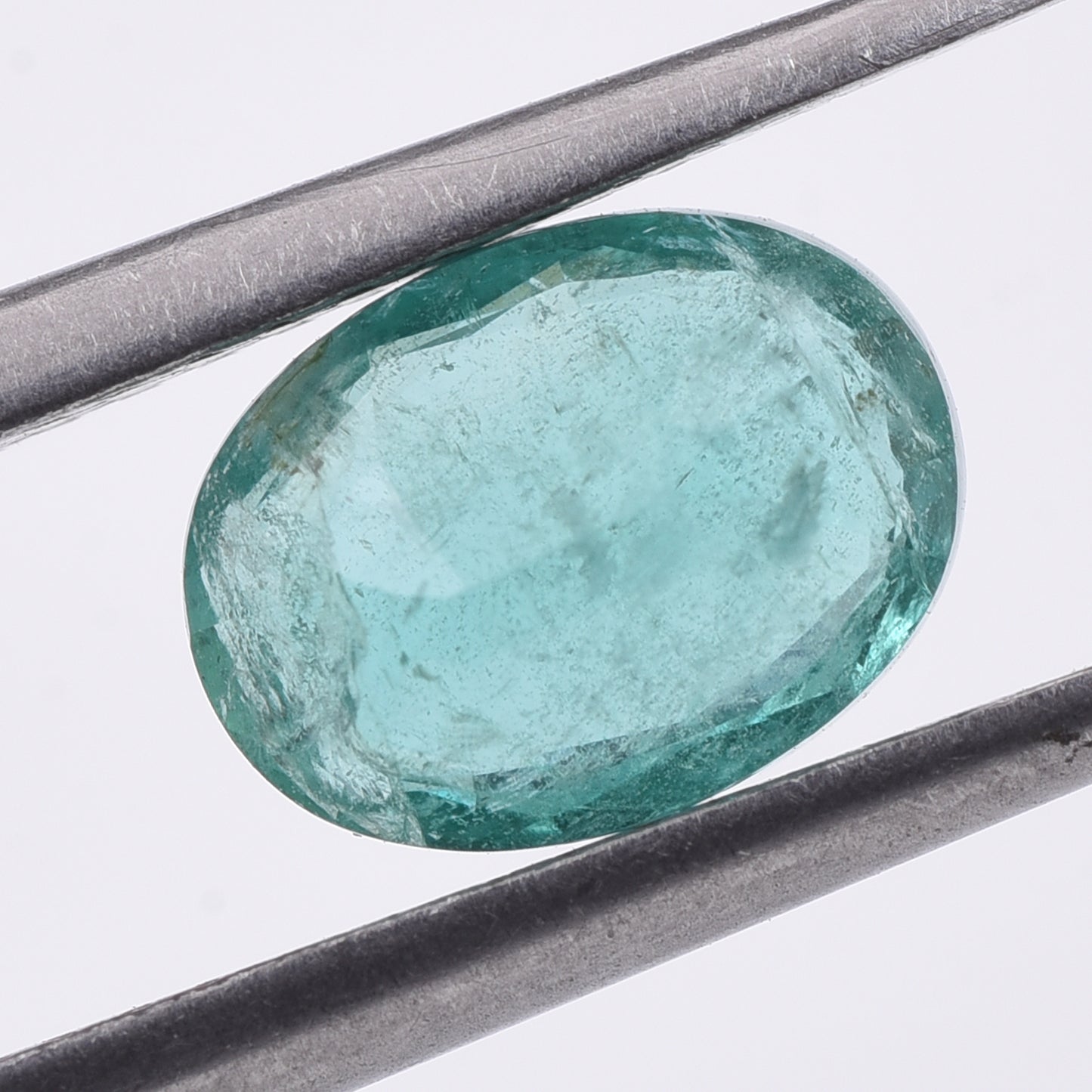 1.4 Natural Beryl Emerald Oval Mixed Cut Gemstone