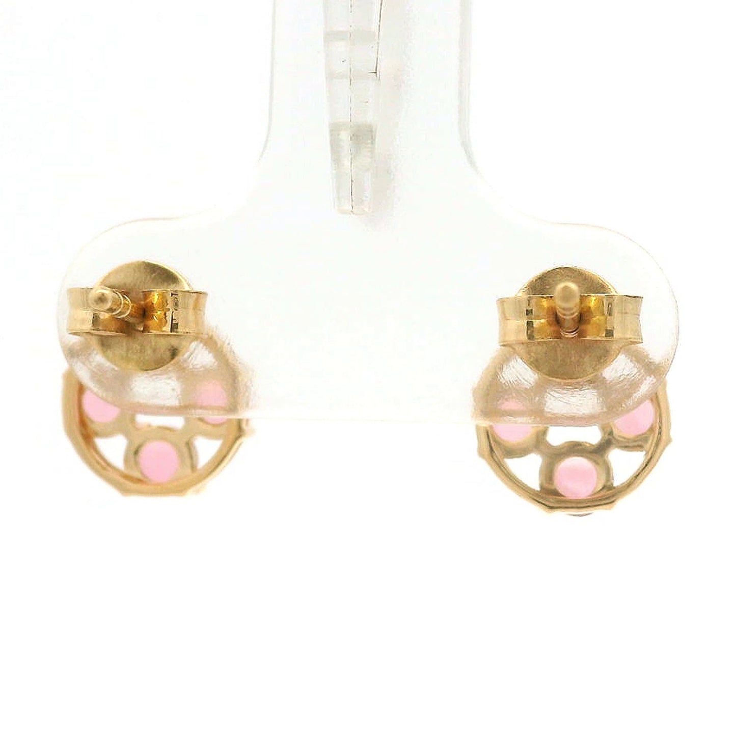 1.07 Ct Round Tourmaline 14K Gold Earrings
